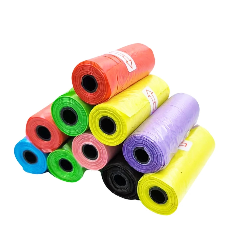 Pack 12 Rollos Bolsas para Excremento de Mascotas