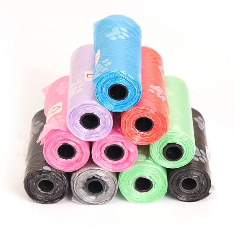 Pack 12 Rollos Bolsas para Excremento de Mascotas