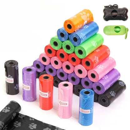 Pack 12 Rollos Bolsas para Excremento de Mascotas