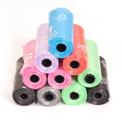 Pack 12 Rollos Bolsas para Excremento de Mascotas